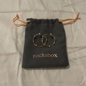 Gold hoop earrings